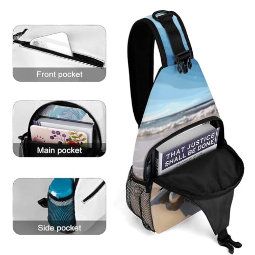 Bolso cruzado Ocean Beach Mussel para senderismo miniatura 4