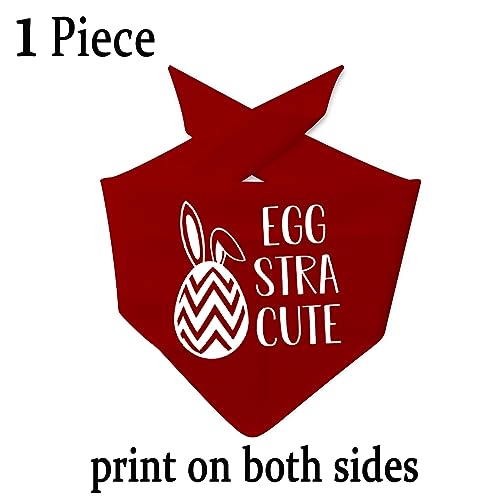 1 Piece Easter Eggs Dog Bandana Spring Dog Scarf EGG-STRA Cute Dog Handkerchief Easter Gifts (EGG STRA CUTE D EU) - Image 2
