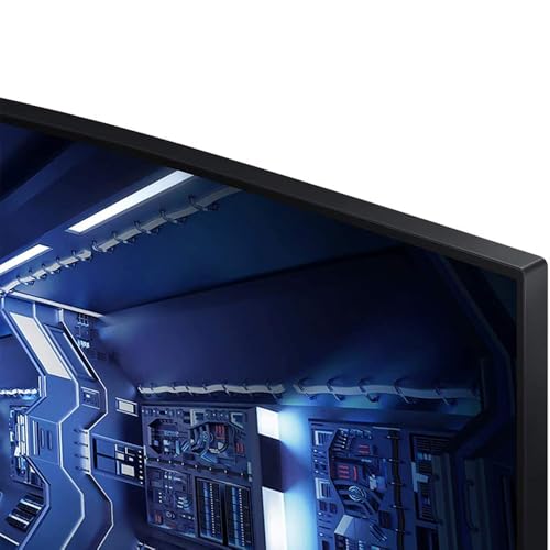 Image of Samsung 34 inch Odyssey G55T WQHD 165Hz 1ms(MPRT) HDR Curved Gaming Monitor Bundle with Elite Suite 18, 2X HDMI Cable and Deco Gear CPS Exclusive 26 Month Protection Pack (Beach-CPS- 26M500)