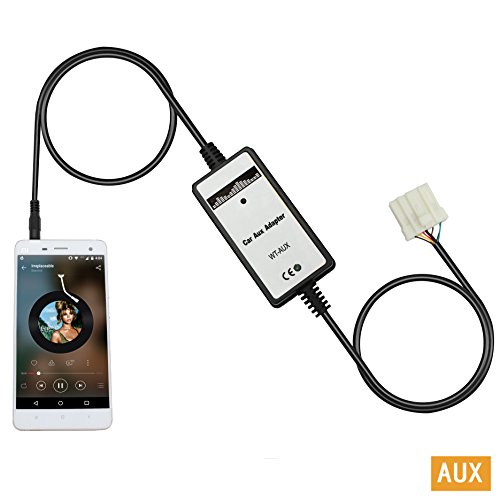 Auxillary Adapter,Yomikoo Car AUX MP3 Player Radio Car Digital Music Cd Changer AUX