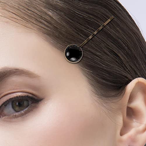 Pinces à cheveux notes de musique faites main en métal durable
