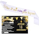 SET COMPLET POUR 18 ANS Contient 1 écharpe brillante 