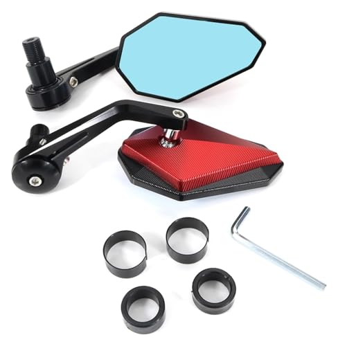 Espejos retrovisores de manillar para Tmax 530 y XSR900 color rojo