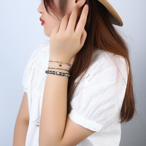 Image of C.QUAN CHI Handmade Friendship Beaded Bracelet Adjustable Colorful Miyuki Beads Bracelet