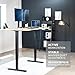 VIVO Electric Height Adjustable 63 x 32 inch Memory Stand Up Desk, Light Wood Table Top, Black Frame, Touch Screen Preset Controller, 2E Series, DESK-KIT-2EBC