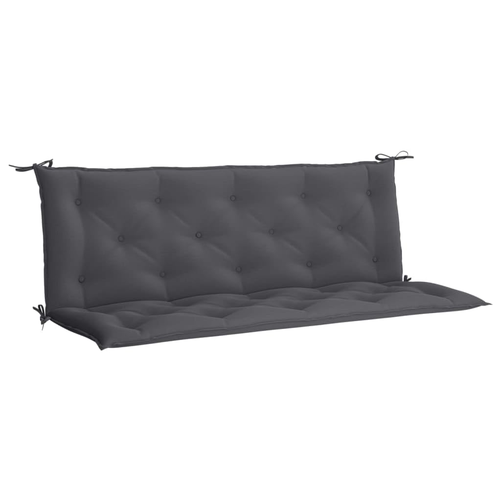 vidaXL Cojín para balancín de tela gris antracita 150 cm