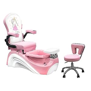 Kids Pedicure Chair Childs Pedicure Spa Nail Salon Furniture & Equipment, Pink