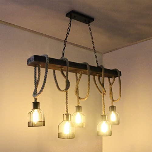 Unitary LI5109 Farmhouse Pendant Lights Kitchen Island, Kitchen Light Fixtures, Rustic Dining Room Light Fixture thumb #6