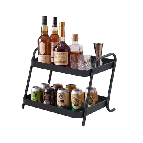 NobleForm 2-Tier Desk Organizer Multifunctional Storage Shelves for Office, Dresser, Kitchen, Stylish Organizer for Cosmetics, Office Supplies, Food, Compact, Durable, Space-Saving Design for Women
