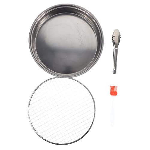 HEMOTON Usa e Getta in Barbecue Portatile Mini Per Rete Scanalature Per Cottura Leggera e Facile Da Trasportare