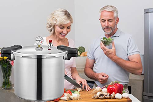 25quart-pressure-canner-cooker-and-cooker-with-cooking-rack-canning-pressure-cooker-with-gauge-Explosion-proof-safety-valve-Extra-large-size-great-for-big-canning-jobsInduction-cooker-can-sense