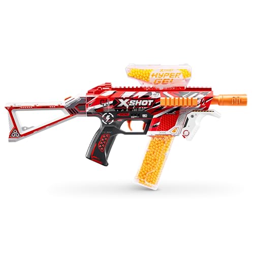 Pistola XSHOT Hyper Gel Trace Fire (2500 Bolitas de Gel) de ZURU