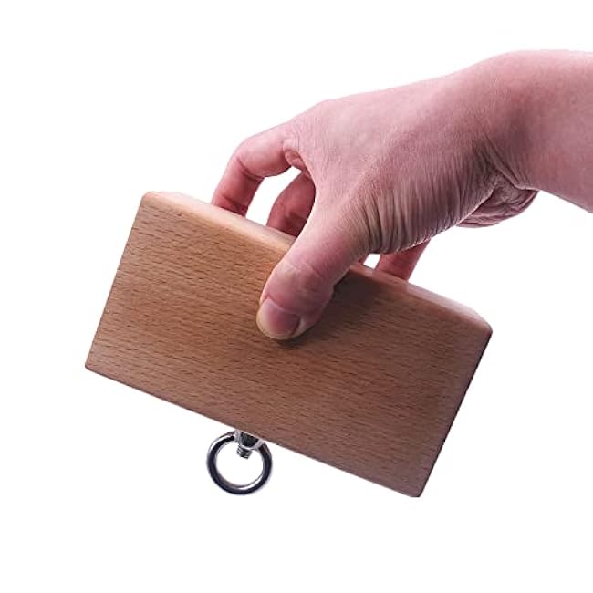 Wooden Pinch Block Grip Workout Climbing Power Grip Forearm Finger Exerciser Strength Training Strengthener Equipment