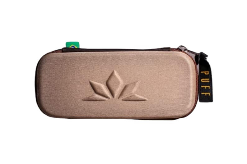 Case Bag Puff Life Mini Resistente A Impactos Anti Odor Compacta (Bege)