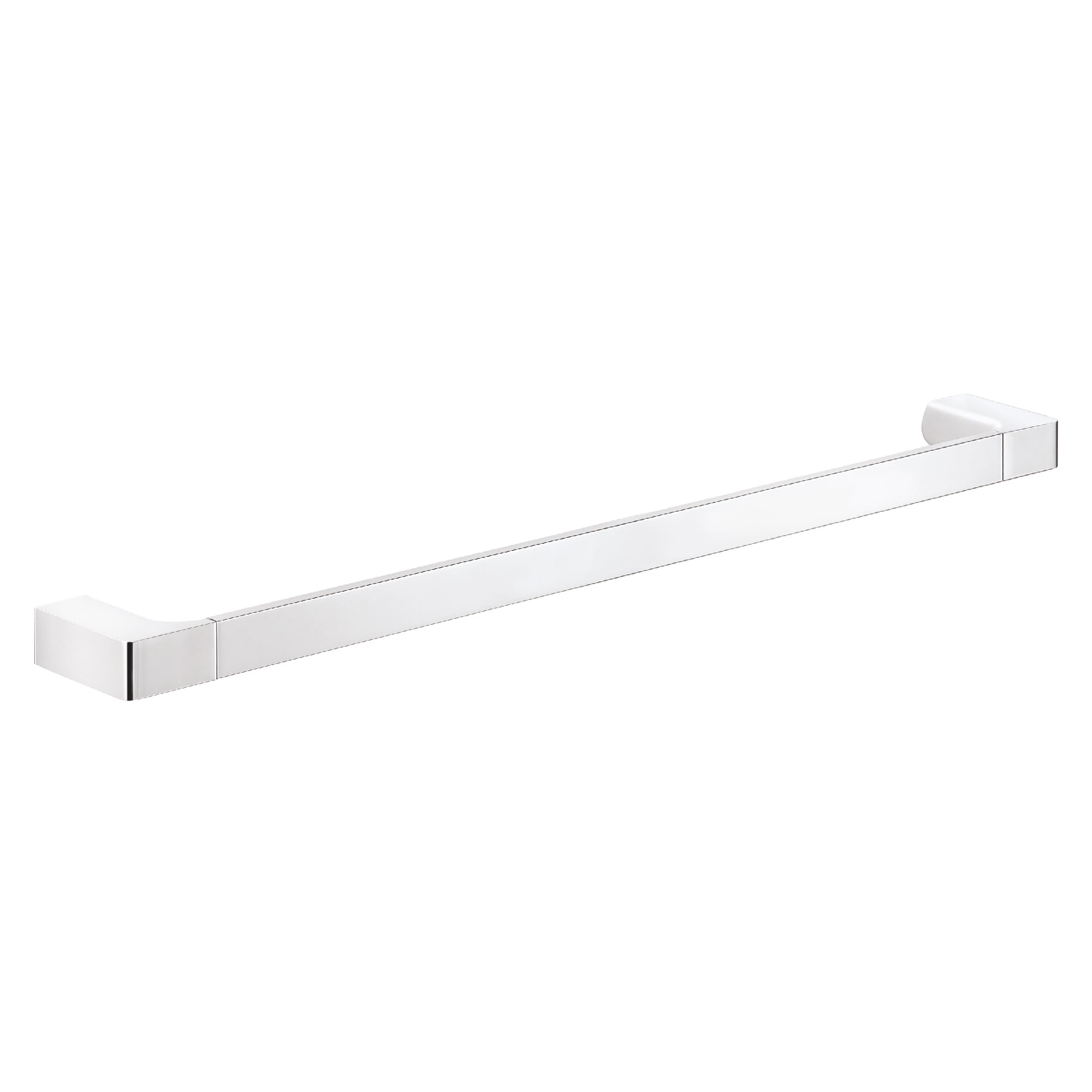 Gedy PIRENEI Bathroom Towel Rail, Towel Rail Wall, 60 x 6.6 x 2.6, Chrome, Brass, 60 cm