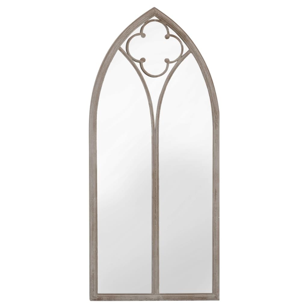 KGHFDVB Indoor Iron Wall Mirror 70x30 cm with Rust Effect for Antique Look, Easy Mount Design