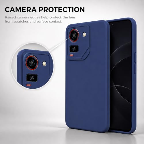 Image of FIRST MART Matte Silicone Back Cover for AI+Pluse - Blue