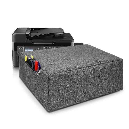 Alifiya Dust Proof Washable Printer Cover for Epson L565 / M200 / M205 Wi-Fi All-in-One Ink Tank Printer - Grey