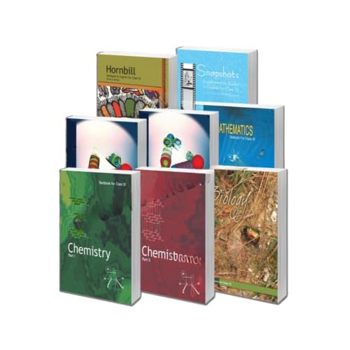 NCERTSHOP NCERT Class 11 Book Set of 8 Textbook for Class XI | Physics Part 1 and 2 +Chemistry Part 1 and 2 + Biology + Mathrmatics + English Snapshot and Hornbill | 11th Class 2024-25 Edition (English Medium) 11th Books Set