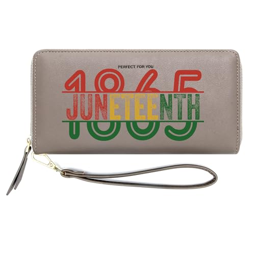 ZRTARY Juneteenth Personalized Wallets for Women,Holiday Gift for Parent Grandparent,Birthday Gift for Son Daughter,Graduation Gift for Classmate 1299u