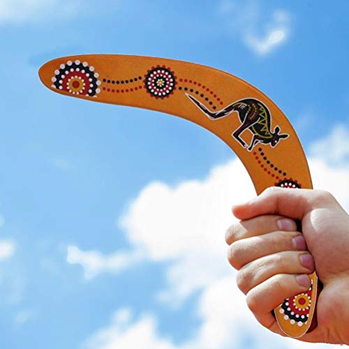 Kikumi Boomerang de Madera para Adolescentes y Adultos con Forma en V Juguete Deportivo para Lanzamiento al Aire Libre miniatura 3