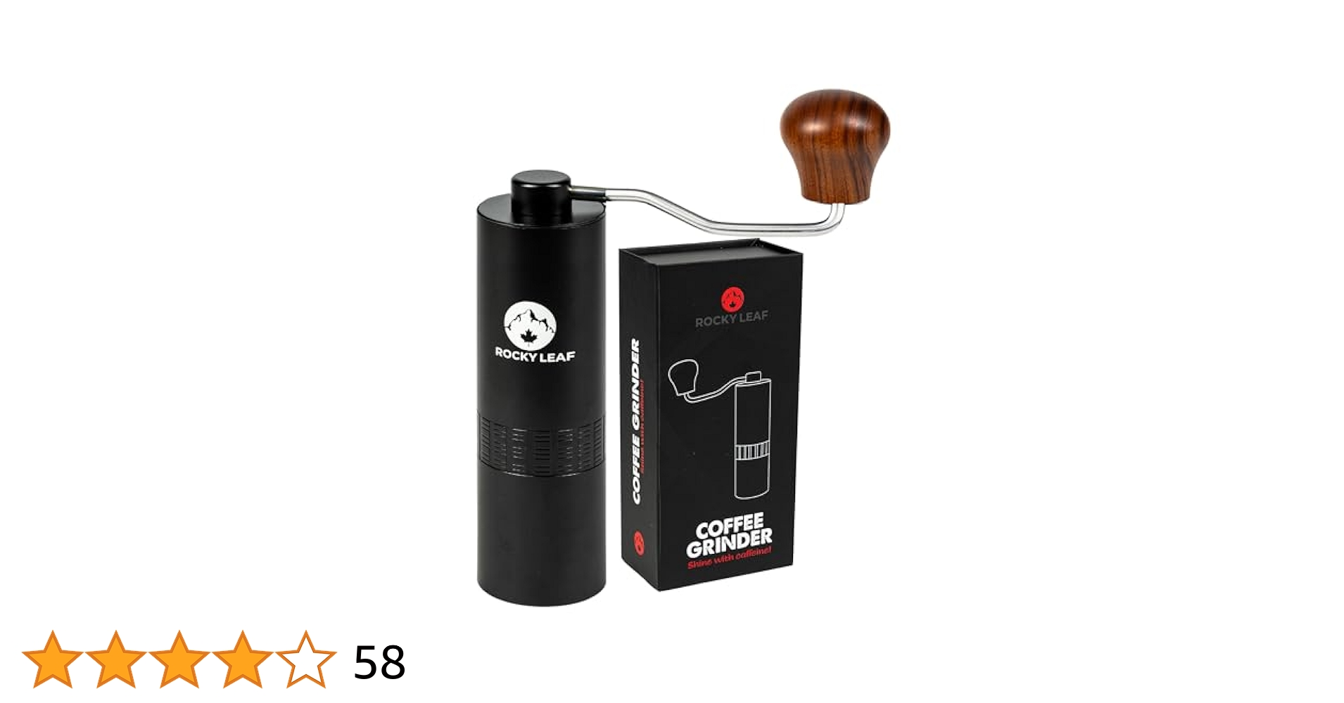 Amazon.com: ROCKY LEAF Manual Coffee Grinder, Capacity 25g
