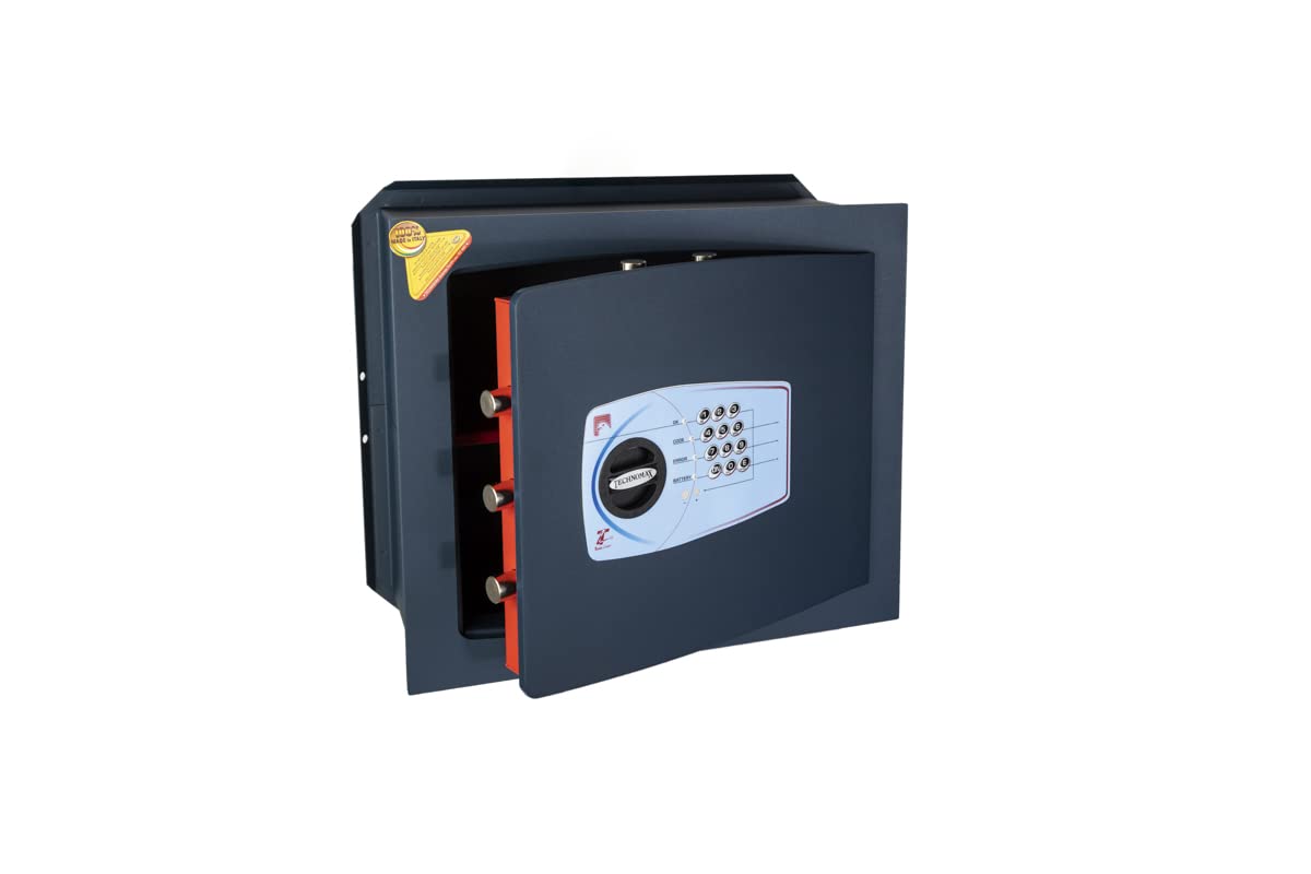 Technomax, Cassaforte a muro, Serie Gold Trony modello GT/6L, Apertura a combinazione elettronica digitale, Dimensioni mm. 420 (H) x 480 (L) x 280 (P)