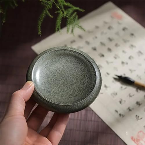 Peinture de calligraphie chinoise : plat à encre et repose-pinceau durable