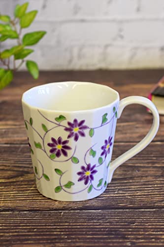 和座の蔵 おしゃれ コーヒーマグ 九谷焼 マグカップ 花唐草文 陶器 高級 ブランド 食器 日本製 誕生日プレゼント 還暦祝い 古希祝い 喜寿祝い 米寿祝い ギフト