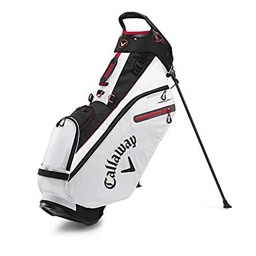 Callaway Fairway Double Strap 2020, Adultos Unisex, Blanco/Negro/Rojo, Talla Única