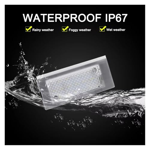 Luz matrícula LED impermeable con brillo blanco para Range Rover 2003 a 2012 5