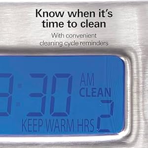 Hamilton Beach One Press Programmable Dispensing Drip Coffee Maker with 12 Cup Internal Brew Pot, Removable Water Reservoir, Black & Stainless Steel (48465) Hamilton Beach One Press Programmable Dispensing Drip Coffee Maker with 12 Cup Internal Brew Pot Removable Water Reservoir Black Stainless Steel 48465