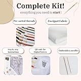 Luca-S Cross Stitch Kit Wild Life of Predator, BU5033, Counted Cross Stitch Kit for Adults, Needlecraft and Embroidery Kit - Image 6