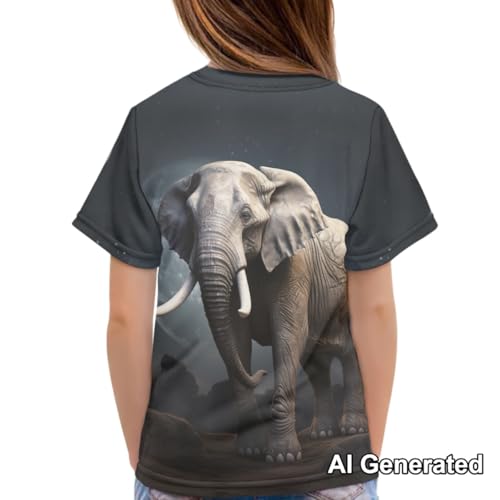 Image of Xhuibop Kids T Shirts for Boys Size 3-16 Girls Short Sleeve Sportswear Active Tops