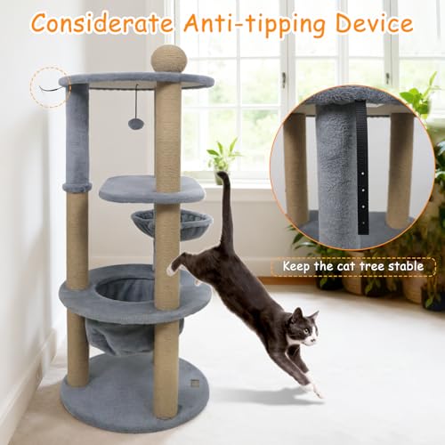 Árbol para Gatos Multi-Niveles PETSITE 47 Pulgadas miniatura 7