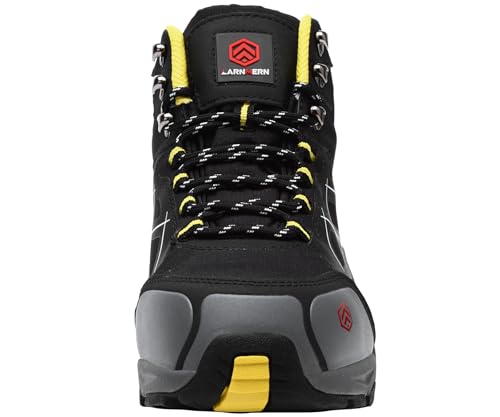 LARNMERN Steel Toe Work Boots Men,Non Slip Safety Shoes,Comfortable Industrial and Constructio Hiking Sneakers4