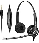 iPhone 11 128GB ヘッドホン付 Amazon.co.jp: ヘッドセットPC用 3.5mm 両耳 ノイズキャンセリング