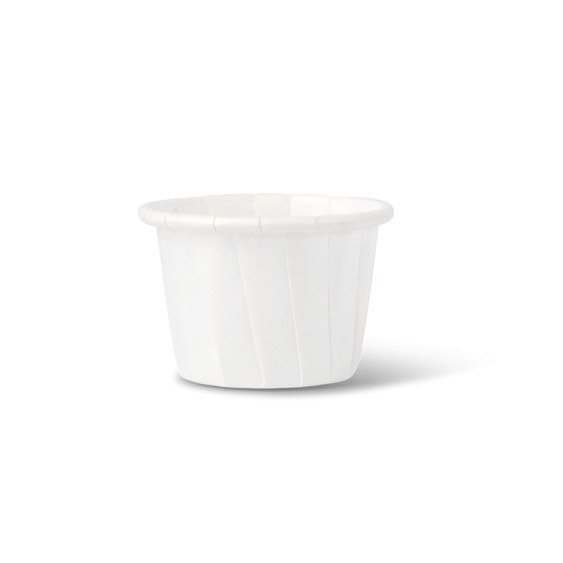 BIOZOYG vasos de papel 20 ml blanco I Cuenco de salsa ecológico I Vasitos blancos hechos de papel encerado I Biodegradable y libre de plástico I hecho de materiales reciclados I 5000 unidades