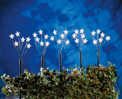 Hellum LED Sterne außen, Spieße mit Sternen, Weihnachtsdeko Outdoor,...