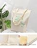 XIARON Canvas Tote Bag YOU ARE not A DROP IN THE OCEAN YOU ARE THE entire ocean IN A SKIRT rumi 340g/m² thick fabric Replaces school bag M Bluish Green #2
