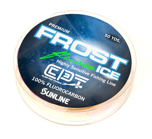 CLAM Pro Tackle 10965 CPT Frost Line Fluorocarbon - 5lb - Metered (Chrt/Clr) - 50 Yard