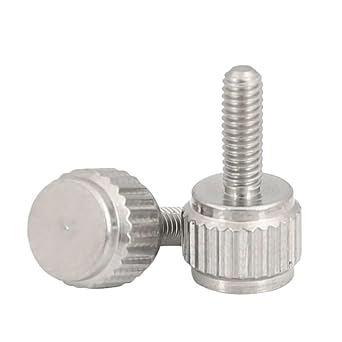 Knurled Thumb Screws Bolts, Knurled Thumb Screws Stainless Steel M2-M5 4-15mm Pack Of 5-200 Pcs10 Pcs,M2.5 x 10mm