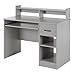 South Shore Axess Desk with Keyboard Tray, Soft Gray
