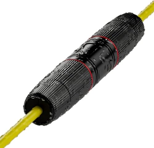 Image of Scalebee RJ45 Waterproof Plug, Outdoor Ethernet Connectors, IP67 LAN Coupler Adapter for Cat7 /Cat6 /Cat5e /Cat5 8P8C (5)
