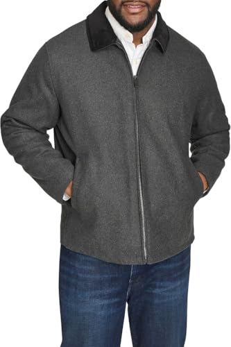 Image of Dockers Men's Wool Blend Quilted Bib Jacket Coat