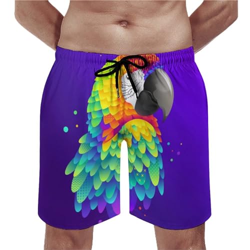Shorts de bain homme perroquet fini la sensation de maillot mouillé taille S