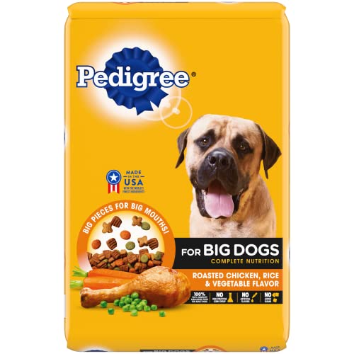 Pedigree Adult Large Dog Roasted Chicken, Rice & Vegetable Dry Dog Food 17 Pounds