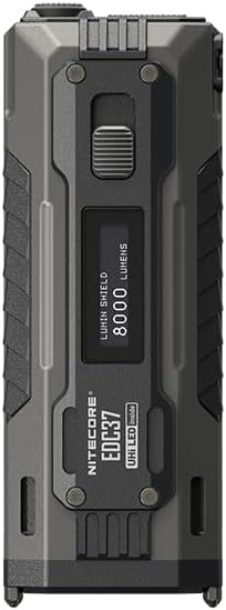 Nitecore EDC37 8000 Lumen USB-C Rechargeable Flat EDC Flashlight