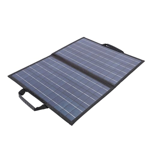 Kit de panneau solaire 80W pliable en silicium ABS avec double port DC et Type C - 3