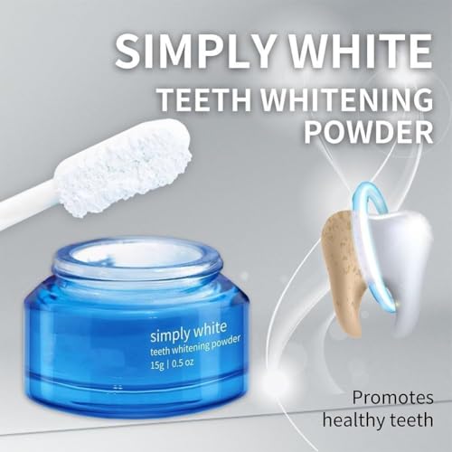 Image of Magic Teeth Whitening Deluxe Powder, Stain Removal, Mint Flavor